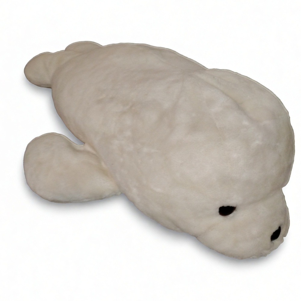 SeaWorld Seal Pup Plush Marine Life Stuffed Animal Large 34in Realistic Toy